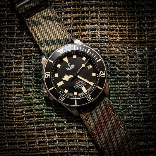 SBWC x Chesapeake Bay Leathercraft Canvas/Leather Strap V2.0