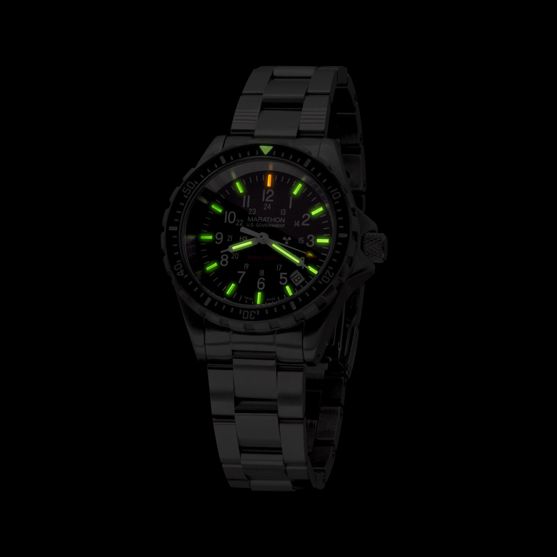 41mm Large Diver's Quartz (TSAR) with Stainless Steel Bracelet