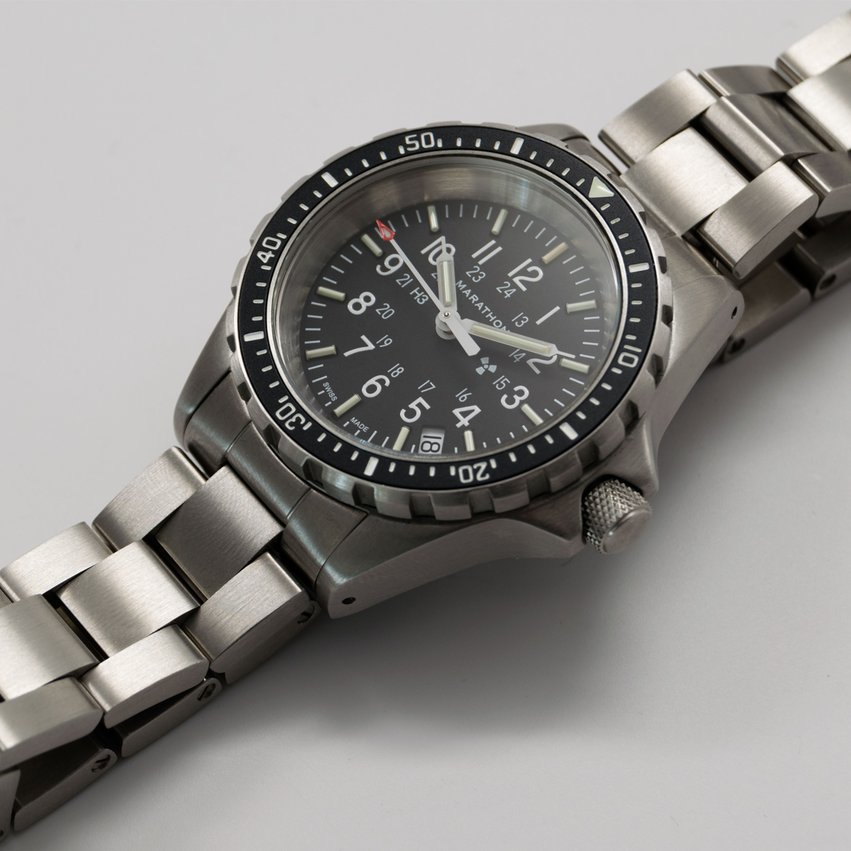 36mm Medium Diver's Quartz (MSAR Quartz) with Stainless Steel Bracelet