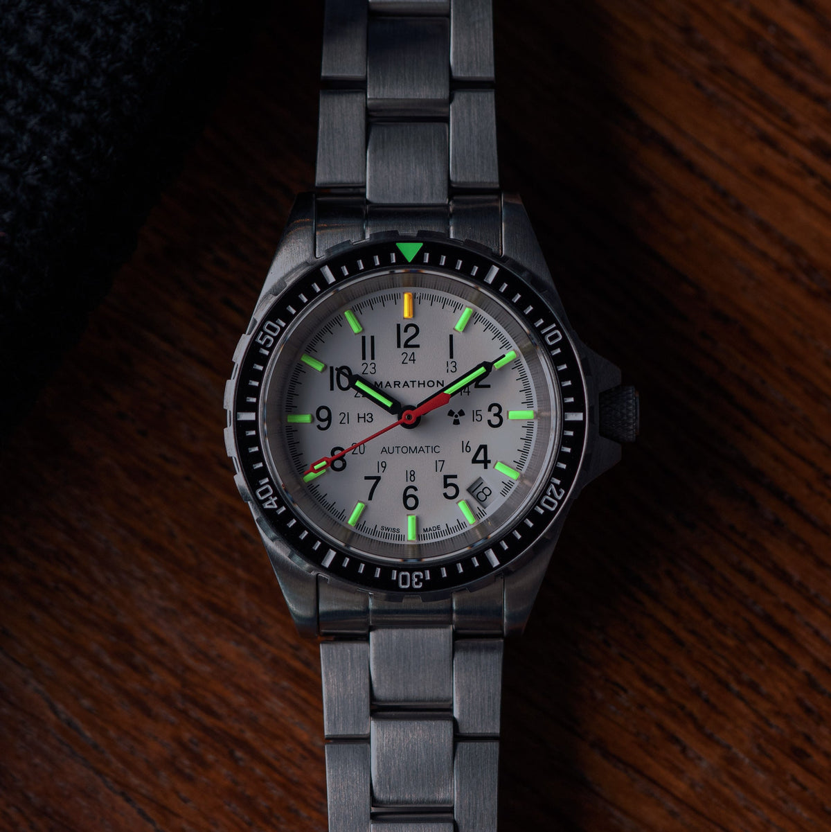 36mm Arctic Edition Medium Diver's Automatic (MSAR Auto) with Stainless Steel Bracelet