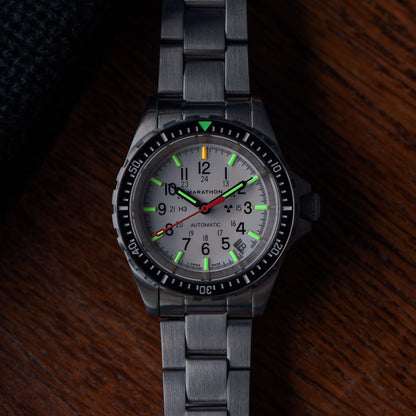 36mm Arctic Edition Medium Diver's Automatic (MSAR Auto) with Stainless Steel Bracelet