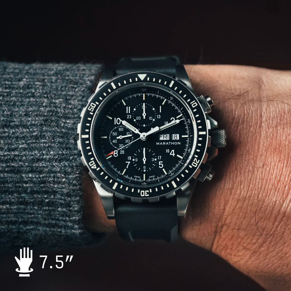 46mm Jumbo Diver/Pilot's Automatic Chronograph (CSAR)
