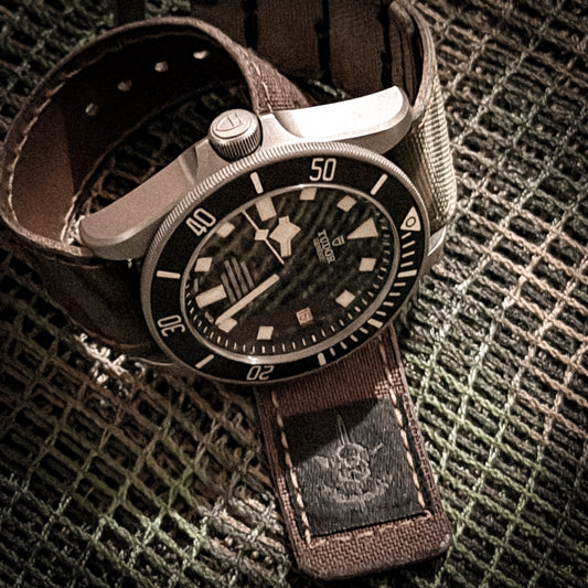 SBWC x Chesapeake Bay Leathercraft Canvas/Leather Strap V2.0