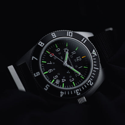 41mm Steel Navigator w/ Date (SSNAV-D) on Nylon DEFSTAN