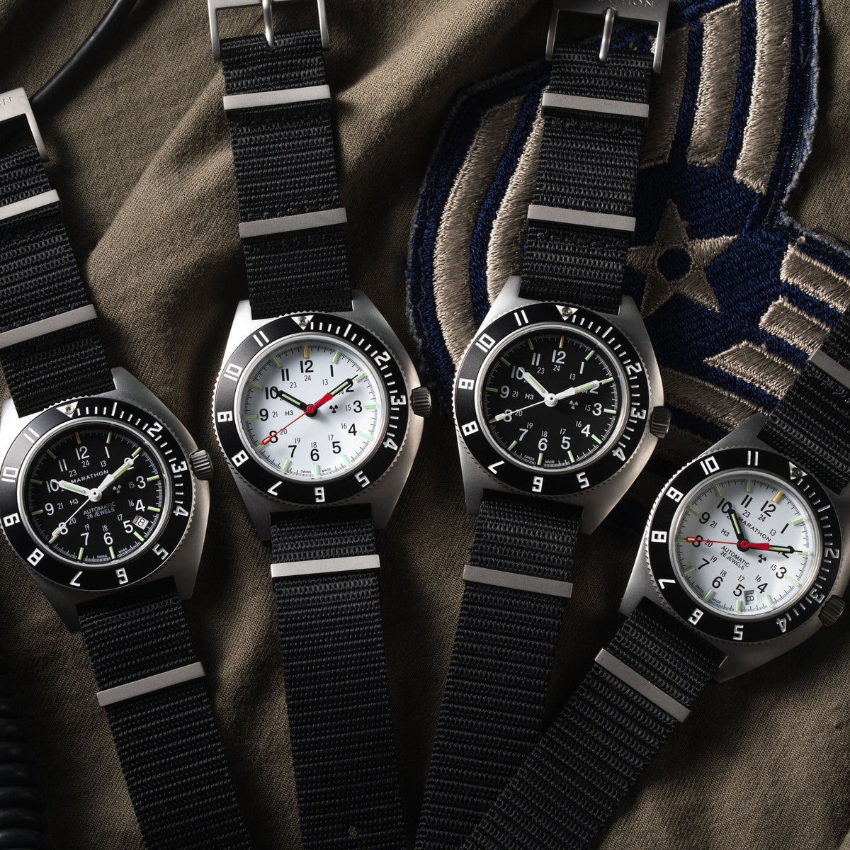 41mm Steel Navigator w/ Date Automatic (SSNAV-D AUTO) on Nylon DEFSTAN