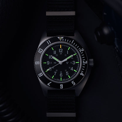 41mm Steel Navigator Automatic (SSNAV Auto) on Nylon DEFSTAN