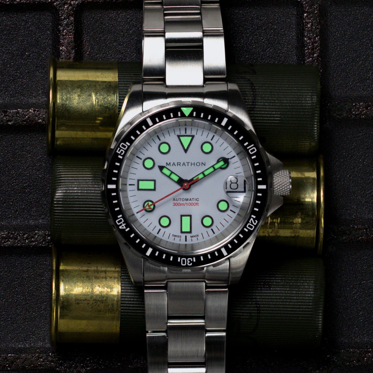 36mm Arctic Original SAR w/ Date with Stainless Steel Bracelet (OSAR-D)