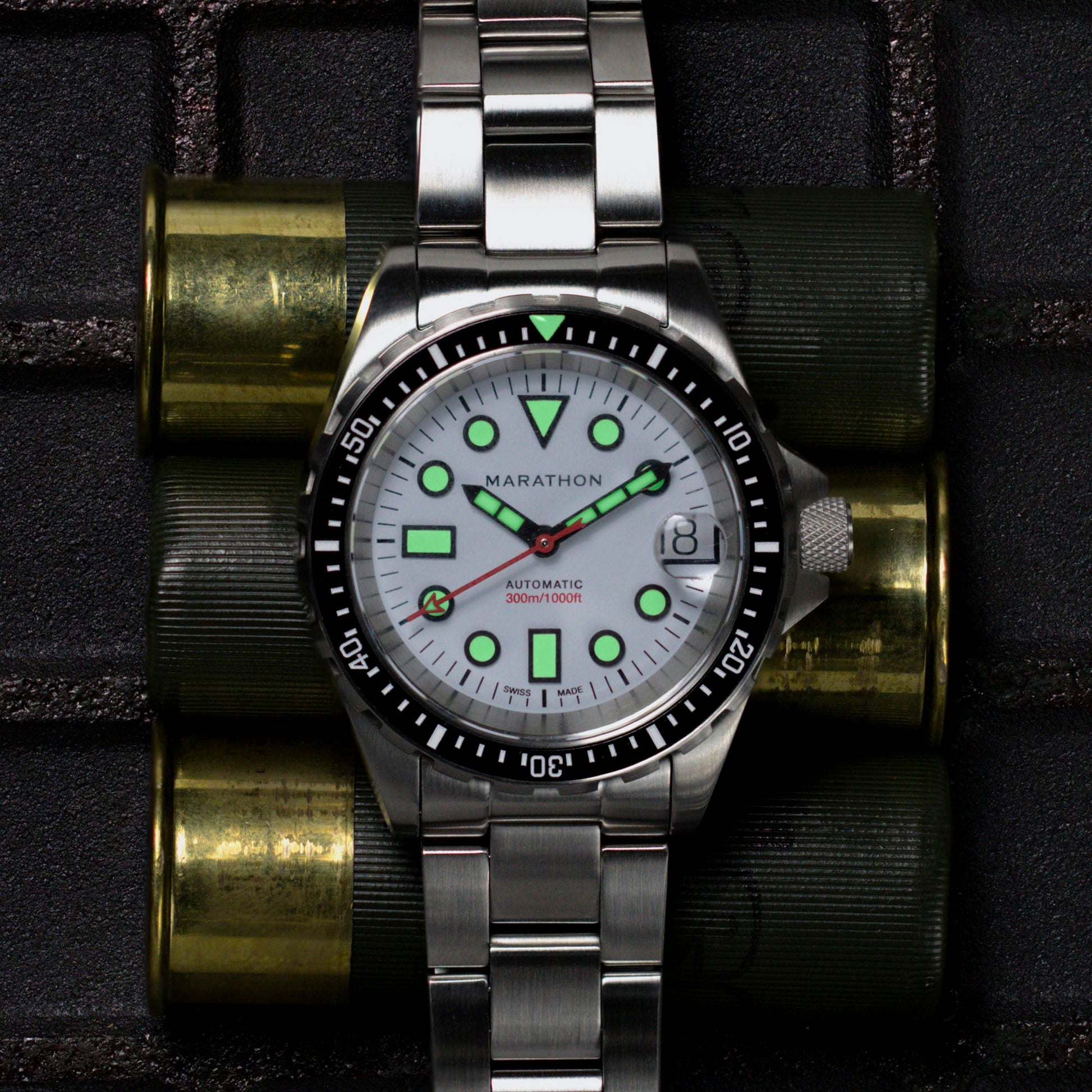 36mm Arctic Original SAR w/ Date with Stainless Steel Bracelet (OSAR-D)