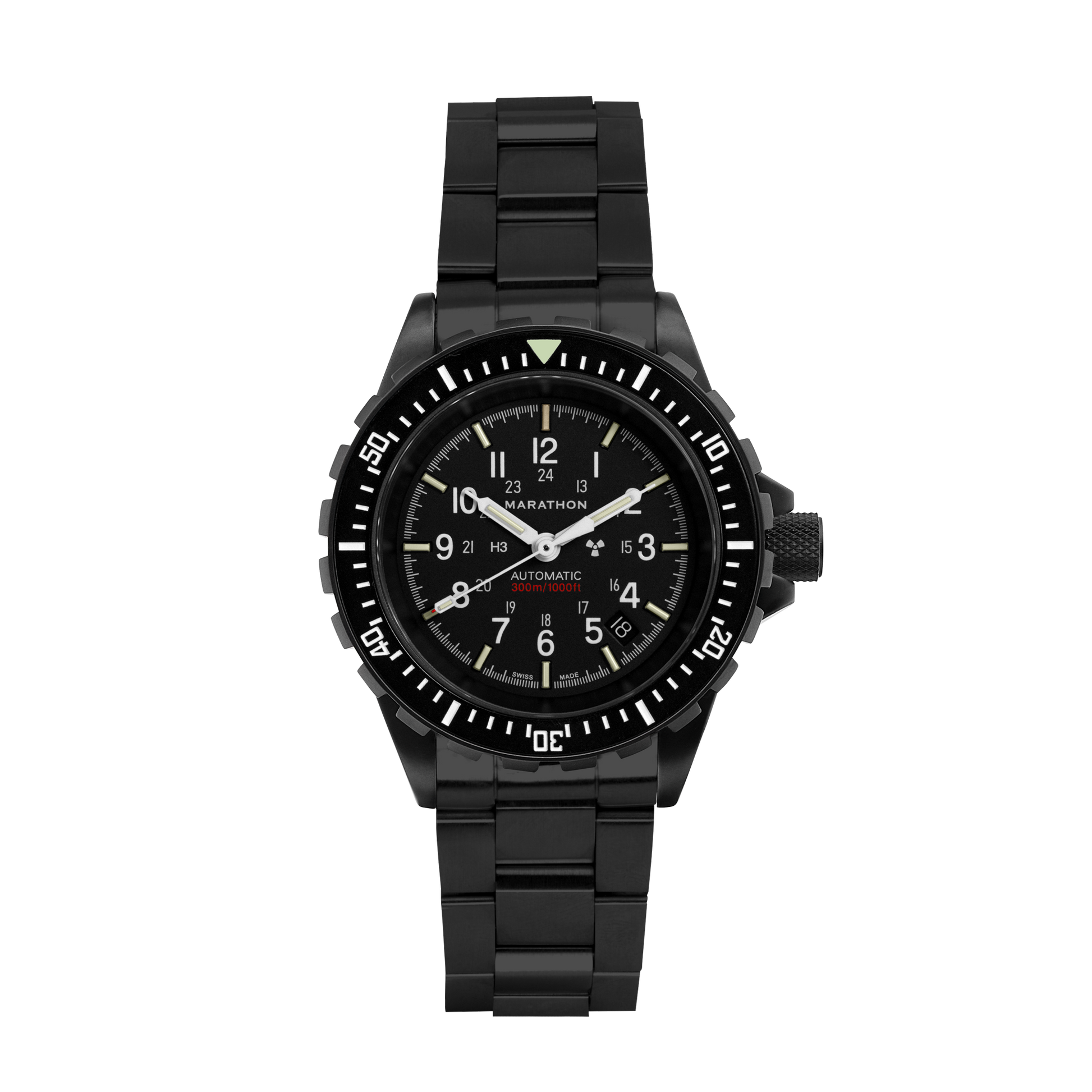41mm Anthracite Large Diver's Automatic (GSAR) with Stainless Steel Bracelet
