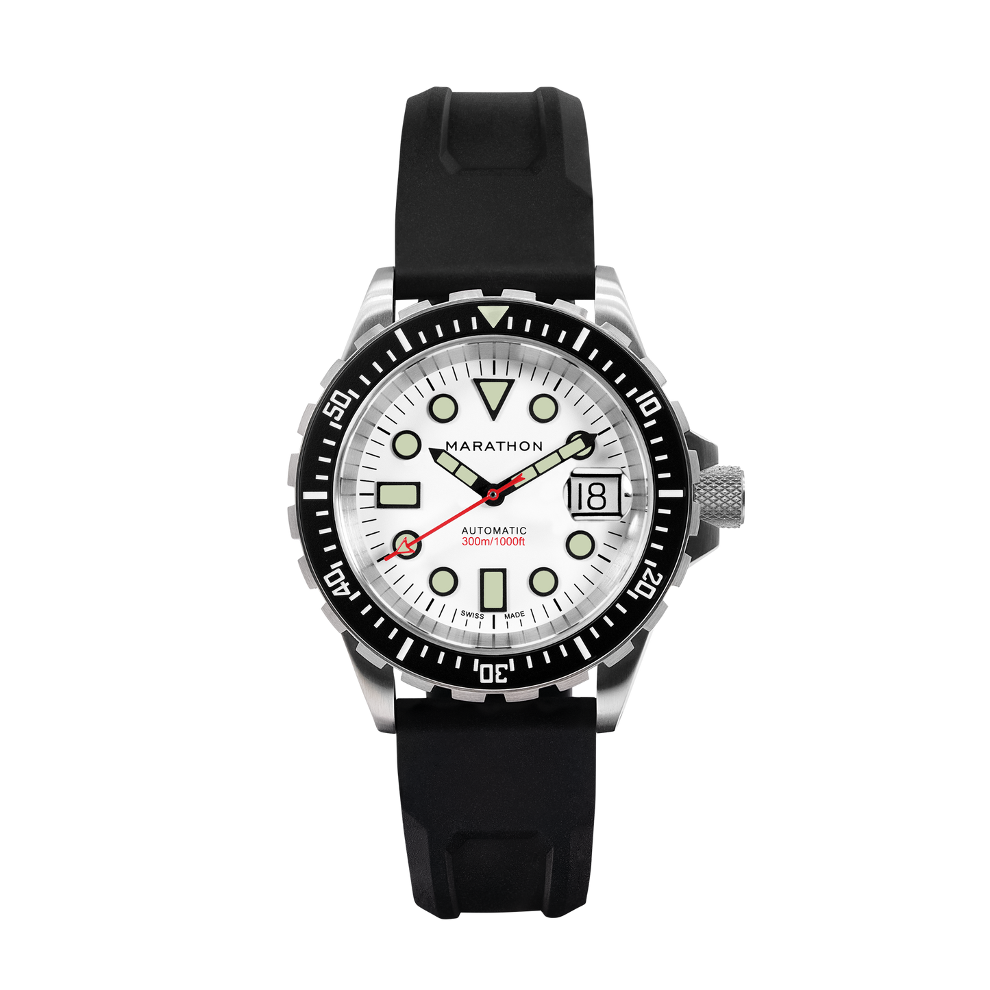 41mm Arctic Original SAR w/ Date on 3-Piece Rubber Strap Kit (OSAR-D)