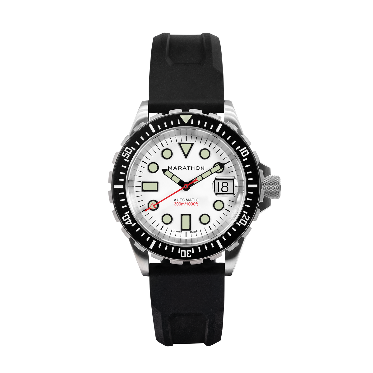 41mm Arctic Original SAR w/ Date on 3-Piece Rubber Strap Kit (OSAR-D)