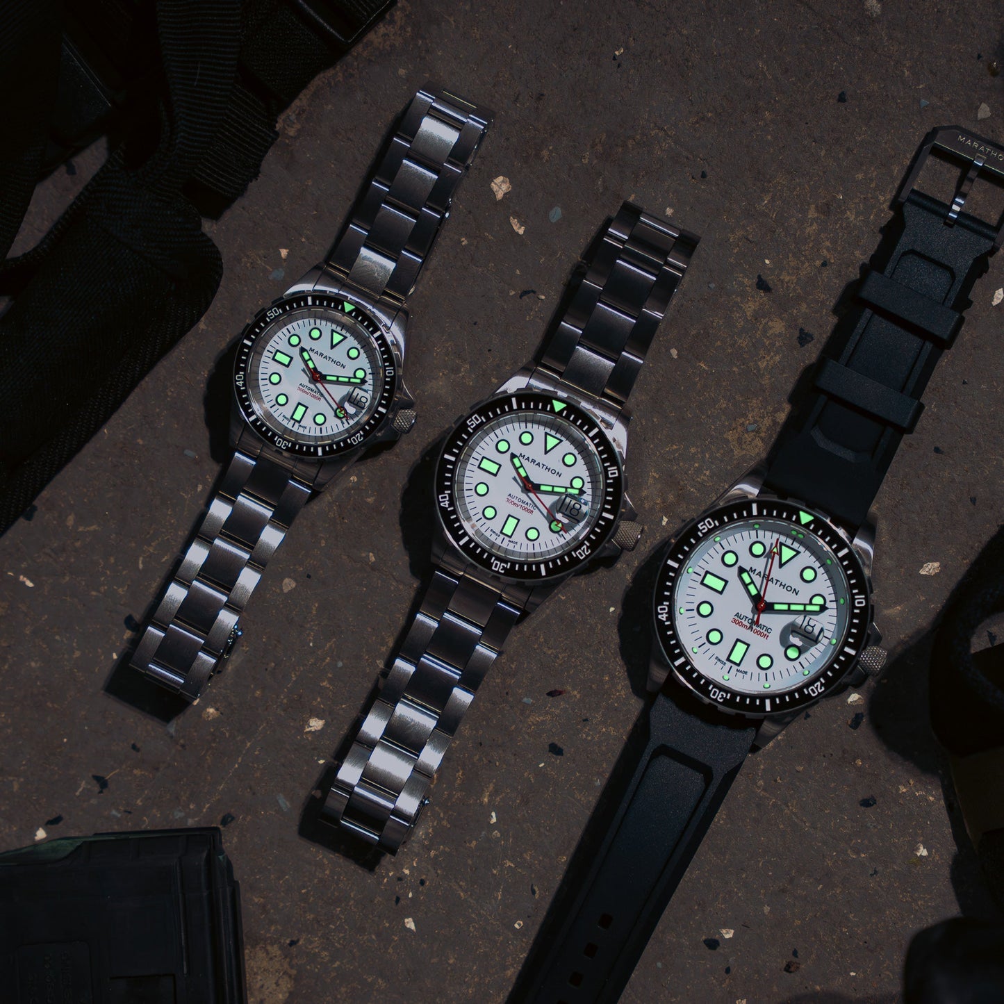 36mm Arctic Original SAR w/ Date with Stainless Steel Bracelet (OSAR-D)