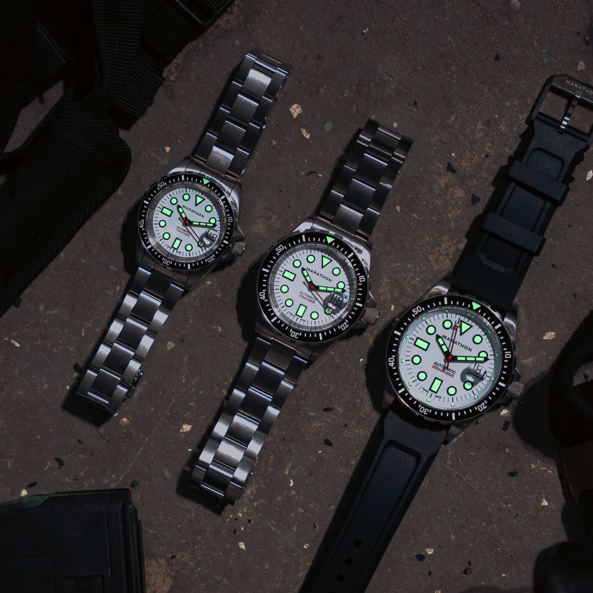 36mm Arctic Original SAR w/ Date with Stainless Steel Bracelet (OSAR-D)