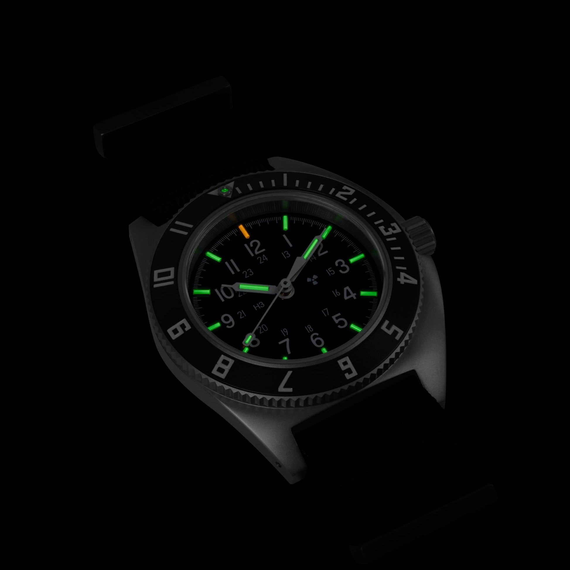 41mm Steel Navigator Automatic (SSNAV Auto) on Nylon DEFSTAN
