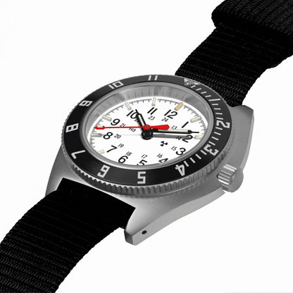41mm Arctic Steel Navigator Automatic (Arctic SSNAV Auto) on Ballistic Nylon
