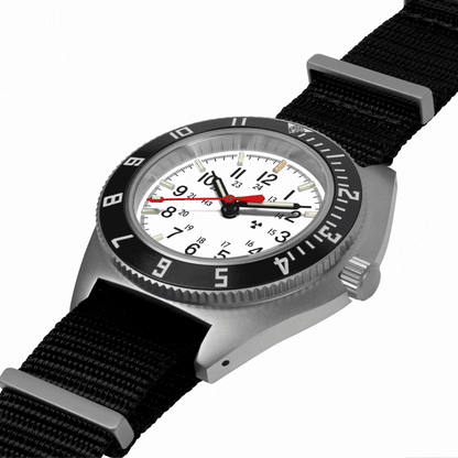 41mm Arctic Steel Navigator Automatic (Arctic SSNAV Auto) on Nylon DEFSTAN