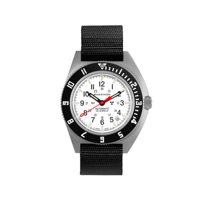 41mm Arctic Steel Navigator w/ Date Automatic (Arctic SSNAV-D Auto) on Ballistic Nylon