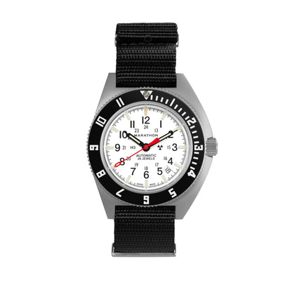 41mm Arctic Steel Navigator w/ Date Automatic (Arctic SSNAV-D Auto) on Nylon DEFSTAN