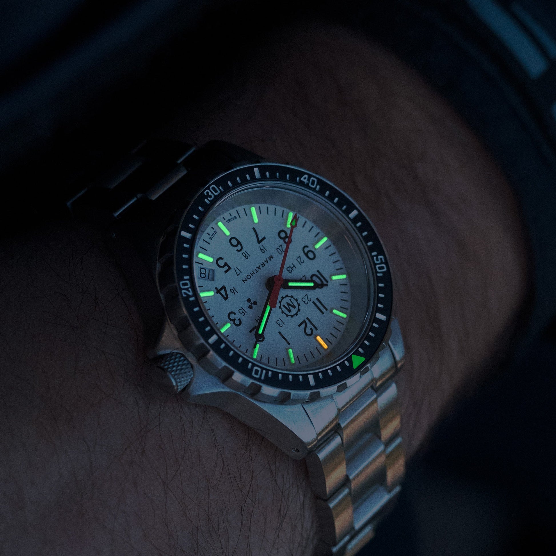36mm Arctic Edition Medium Diver's Quartz (MSAR Quartz) with Stainless Steel Bracelet