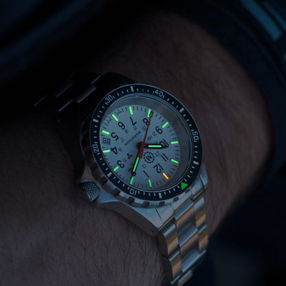 36mm Arctic Edition Medium Diver's Quartz (MSAR Quartz) with Stainless Steel Bracelet