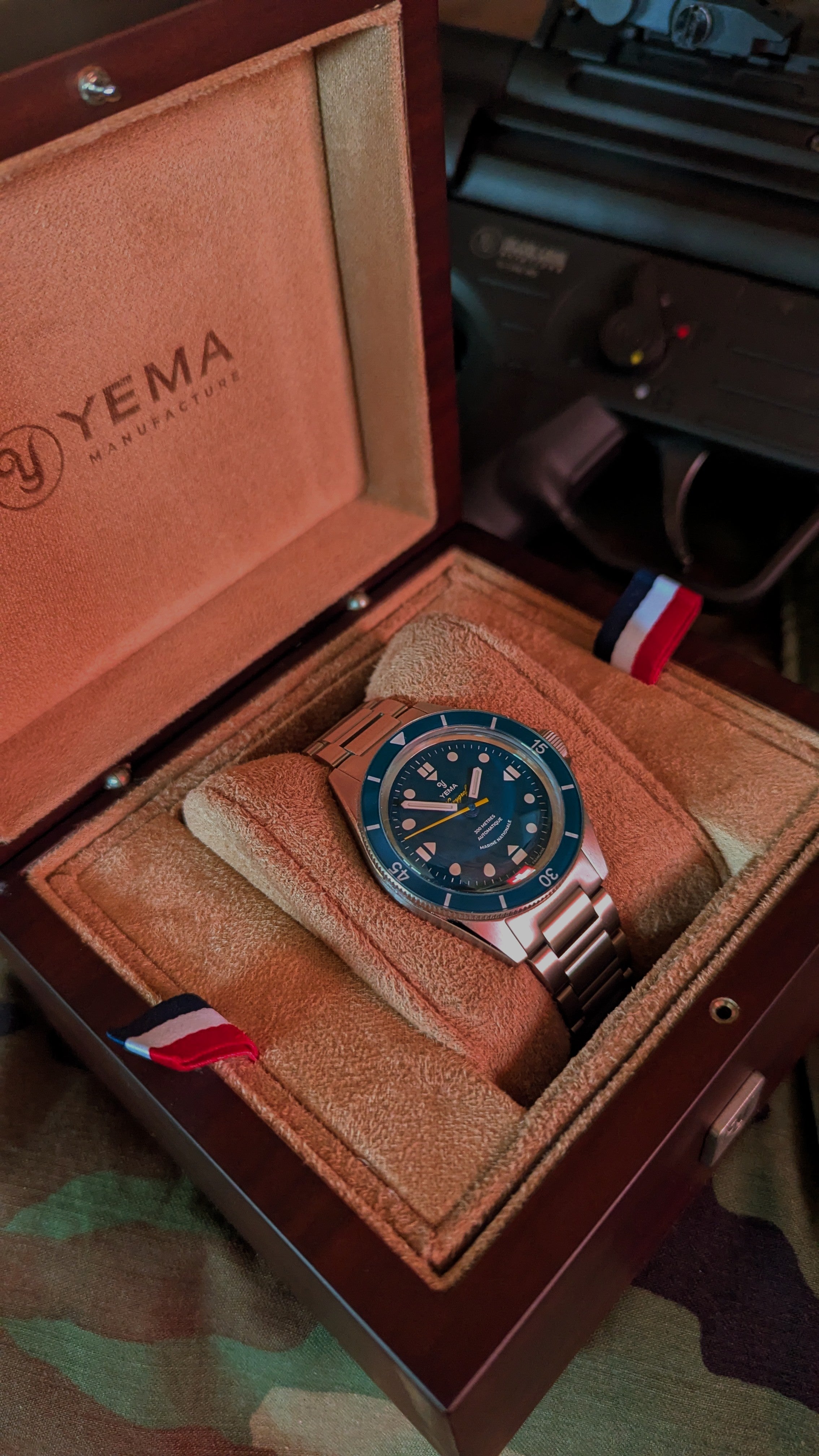 YEMA Marine Nationale CMM.10 on wrist